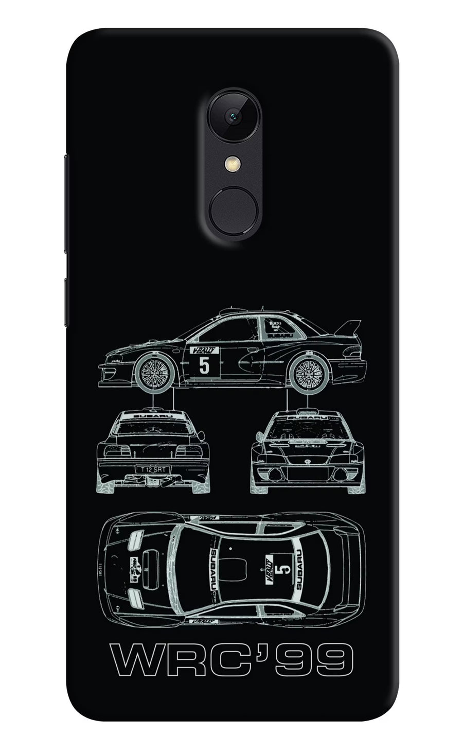 WRC'99 Redmi Note 5 Back Cover, Hard case