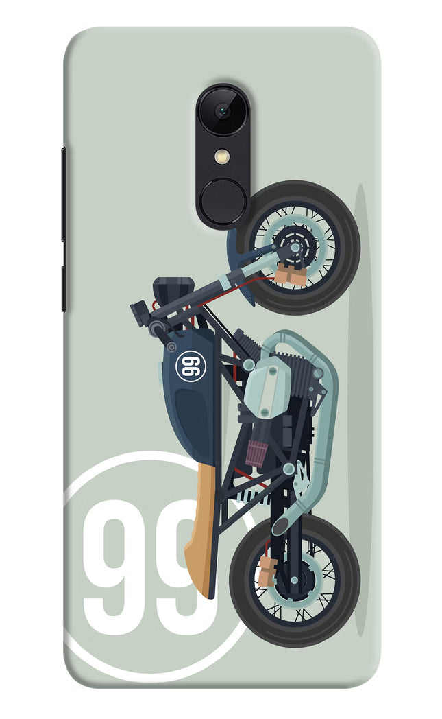 Classic Cafe Racer 99 Redmi Note 5 Hard Case Back Cover by Casekaro