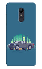 Retro Garage Vibe Redmi Note 5 Hard Case Back Cover by Casekaro