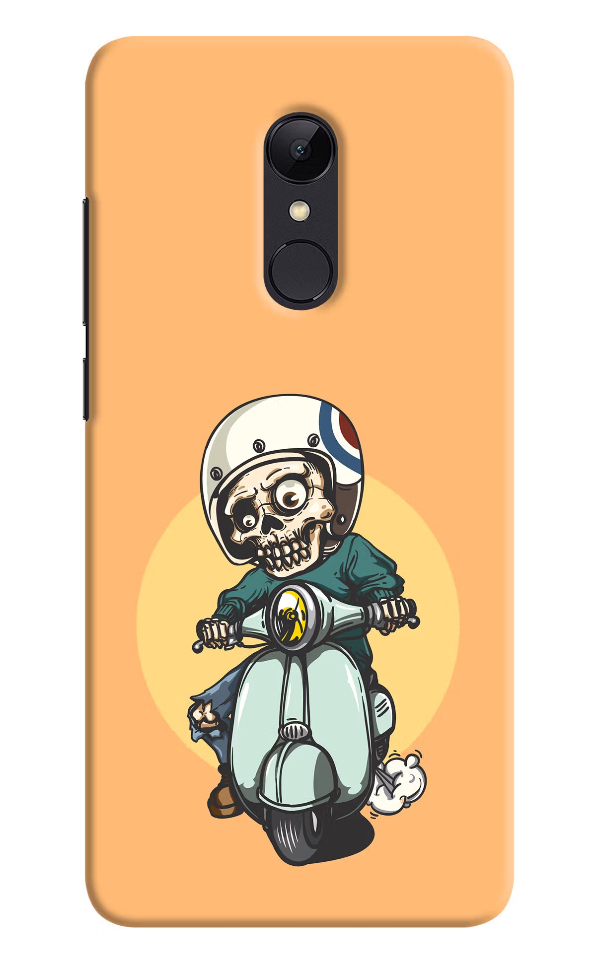 Undead Biker Redmi Note 5 Hard Case Back Cover by Casekaro