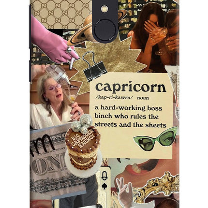 Capricorn Zodiac Redmi Note 5 Hard Case Back Cover by Casekaro