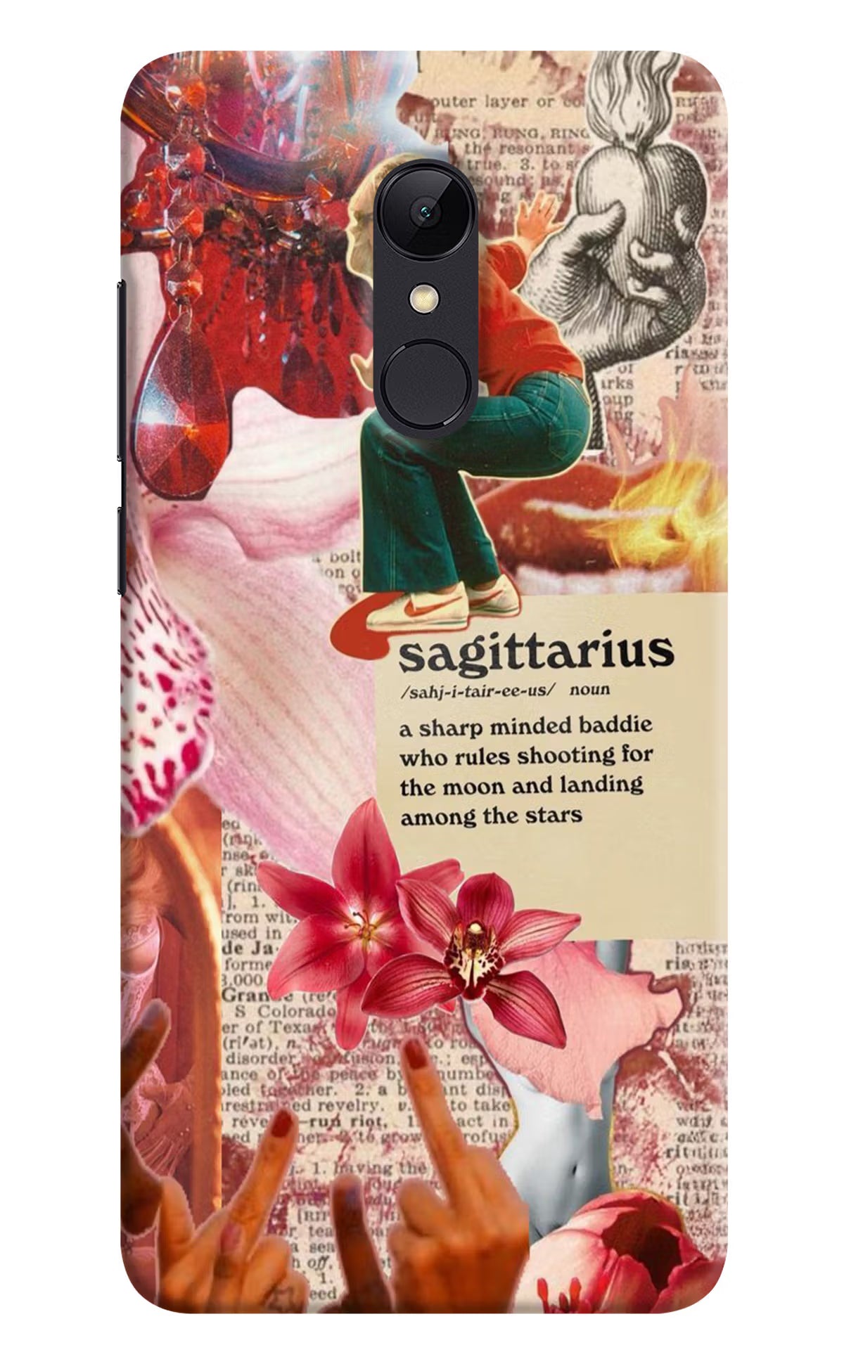 Sagittarius Zodiac Redmi Note 5 Hard Case Back Cover by Casekaro