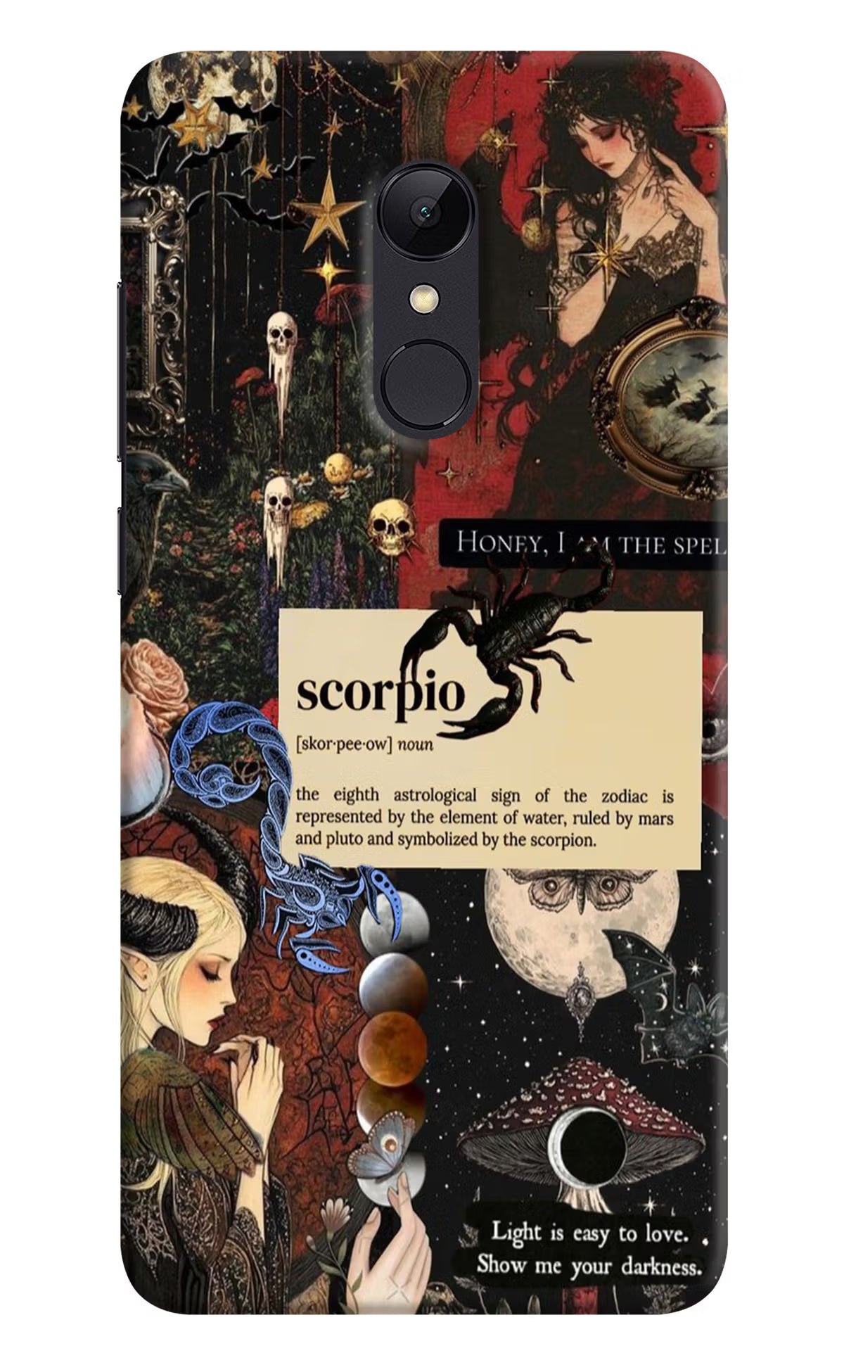 Scorpio Zodiac Redmi Note 5 Hard Case Back Cover by Casekaro