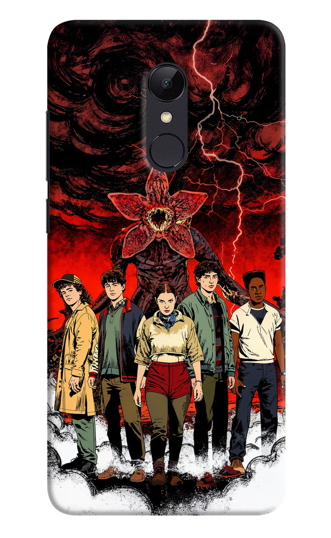 Ordinary Things Characters Redmi Note 5 Hard Case Back Cover by Casekaro