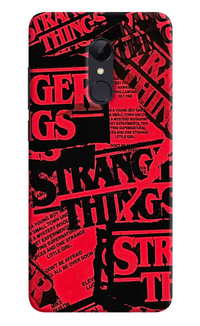 Ordinary Things Redmi Note 5 Hard Case Back Cover by Casekaro