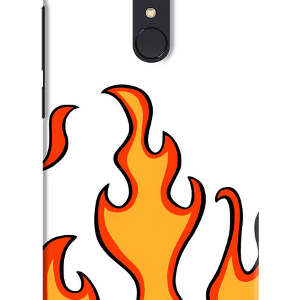 Fired Up – White Redmi Note 5 Hard Case Back Cover by Casekaro