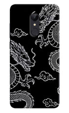 Twin Dragons Redmi Note 5 Hard Case Back Cover by Casekaro