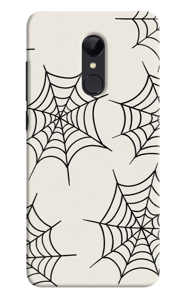 Spider Web Redmi Note 5 Hard Case Back Cover by Casekaro
