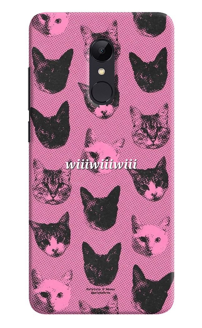 Pink Cats Redmi Note 5 Hard Case Back Cover by Casekaro