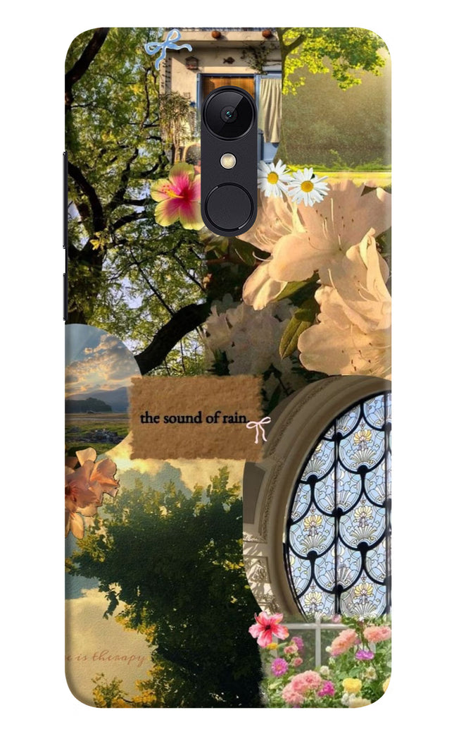 Rain Redmi Note 5 Hard Case Back Cover by Casekaro