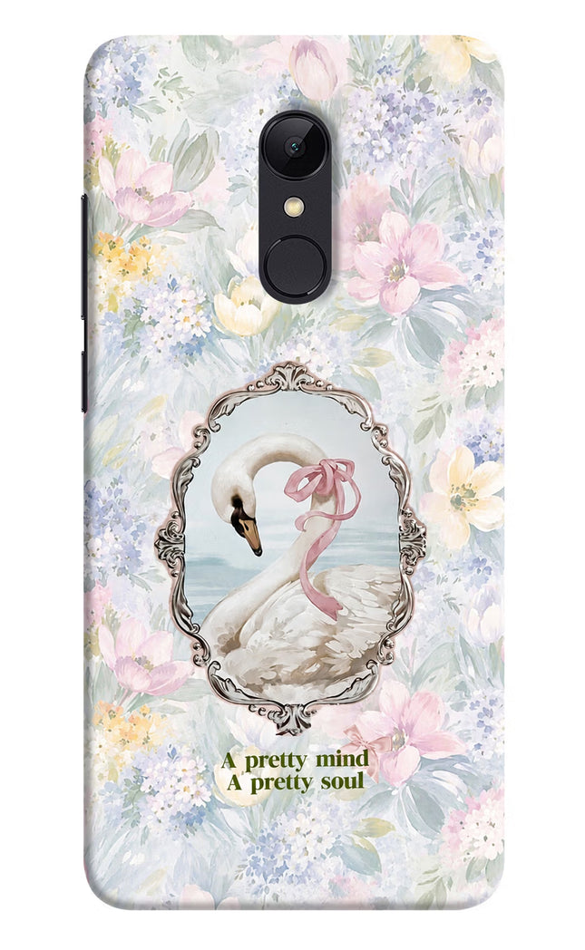 Pretty Mind Pretty Soul Redmi Note 5 Hard Case Back Cover by Casekaro