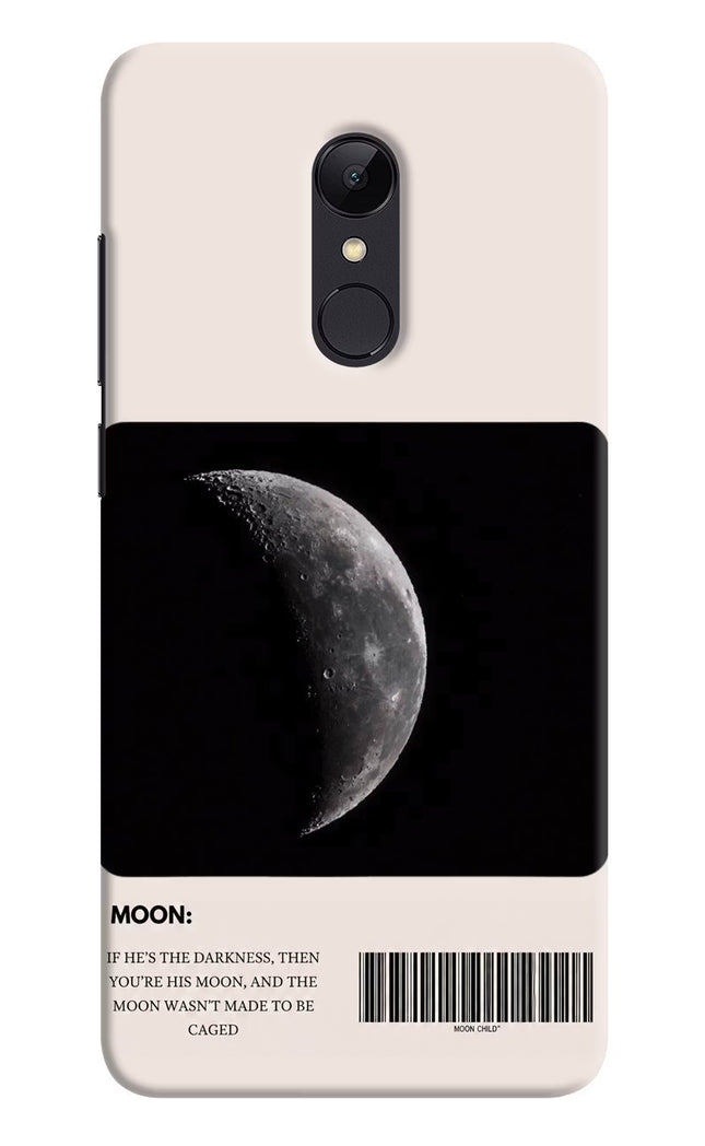 Moon Phase Redmi Note 5 Hard Case Back Cover by Casekaro