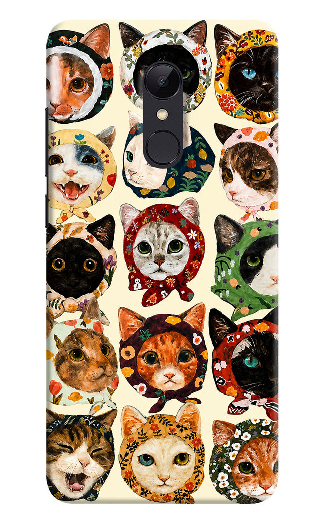 Cool Cat Redmi Note 5 Hard Case Back Cover by Casekaro