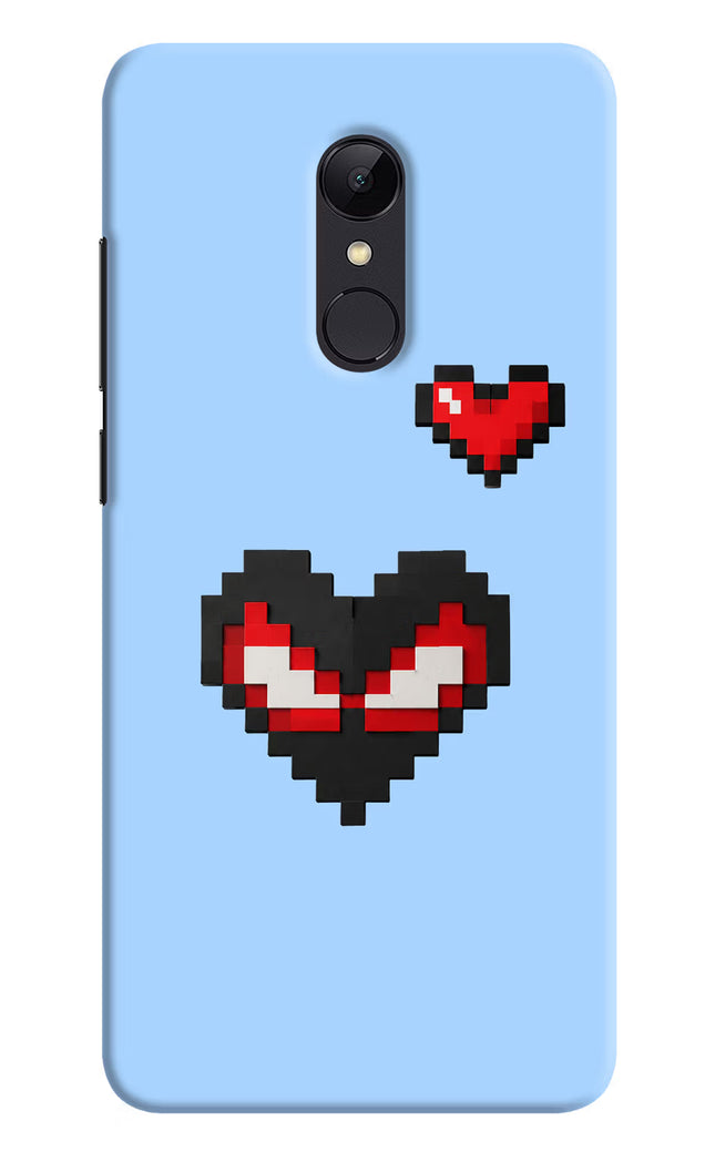 Peter Heart Redmi Note 5 Hard Case Back Cover by Casekaro