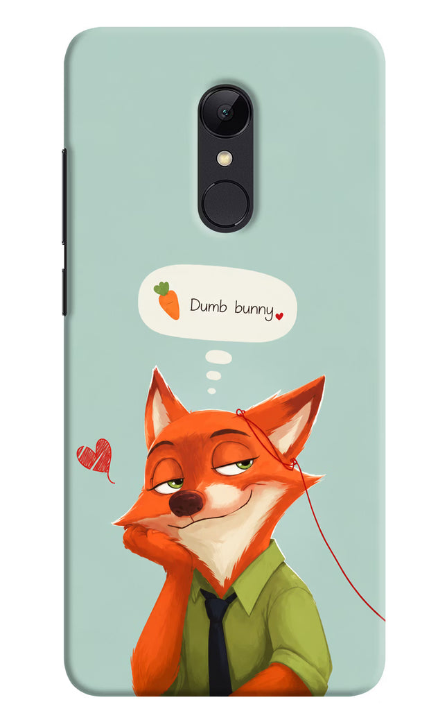 Nick Charm Redmi Note 5 Hard Case Back Cover by Casekaro