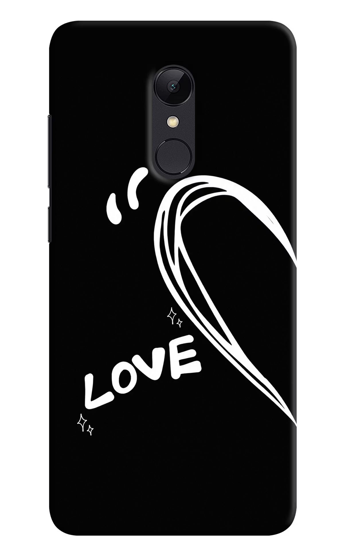 Love Line Redmi Note 5 Back Cover