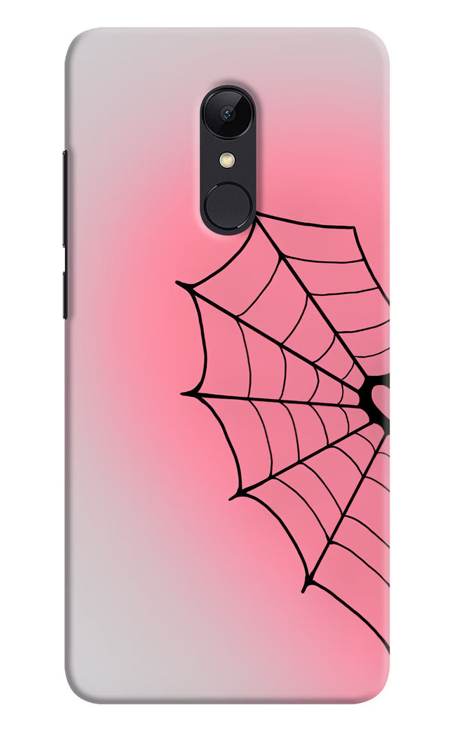 Pink Web Redmi Note 5 Hard Case Back Cover by Casekaro