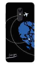 Love Orbit Redmi Note 5 Hard Case Back Cover by Casekaro