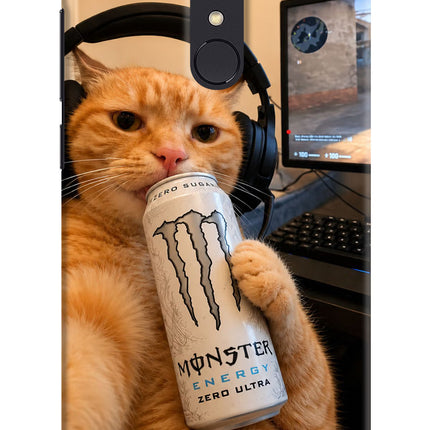 Gamer Cat Energy Redmi Note 5 Hard Case Back Cover by Casekaro