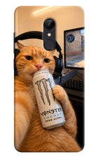 Gamer Cat Energy Redmi Note 5 Hard Case Back Cover by Casekaro