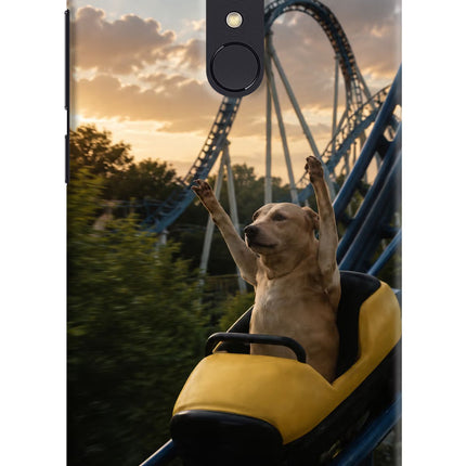 Rollercoaster Dog Redmi Note 5 Hard Case Back Cover by Casekaro