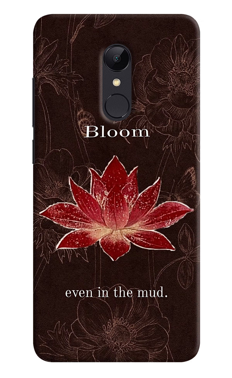 Bloom Redmi Note 5 Back Cover, Hard case