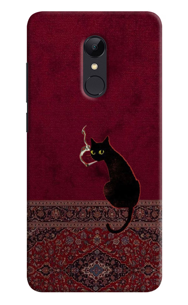Midnight Cat Redmi Note 5 Hard Case Back Cover by Casekaro