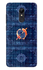 Koi Blue Redmi Note 5 Hard Case Back Cover by Casekaro
