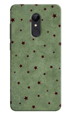 Green Stars Redmi Note 5 Hard Case Back Cover by Casekaro