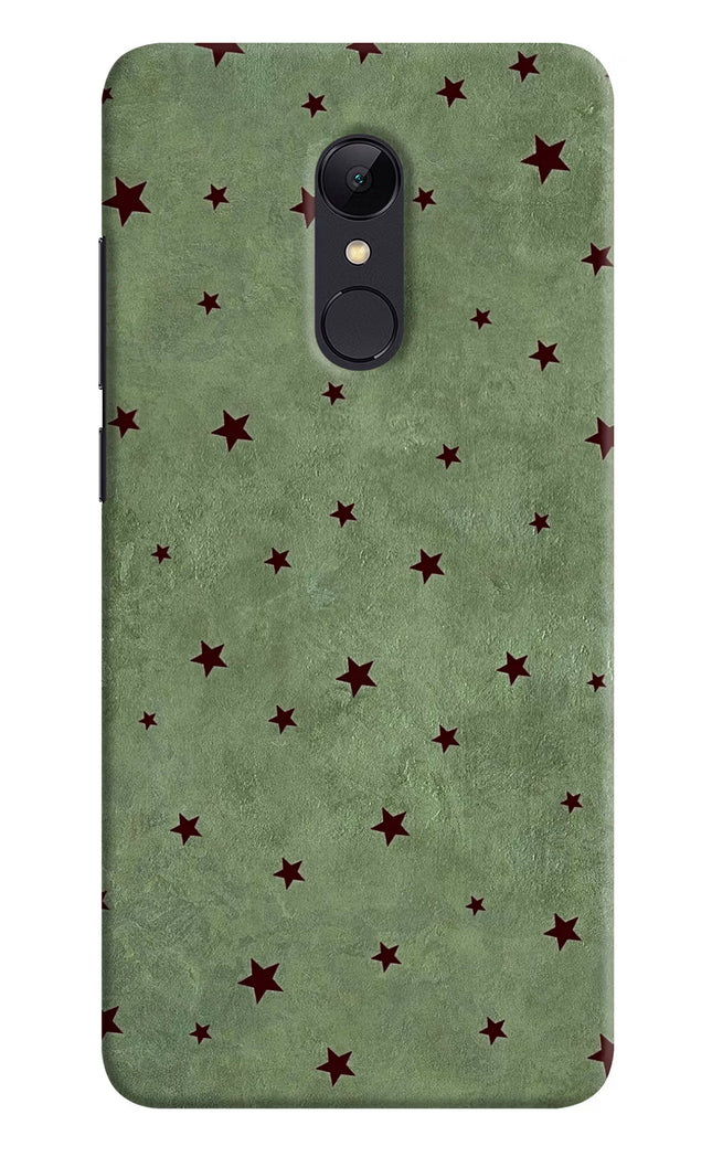 Green Stars Redmi Note 5 Hard Case Back Cover by Casekaro