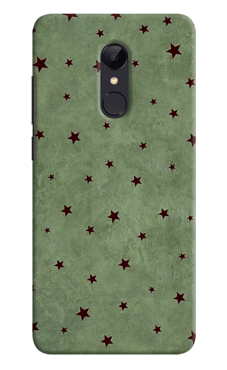 Green Stars Redmi Note 5 Back Cover, Hard case