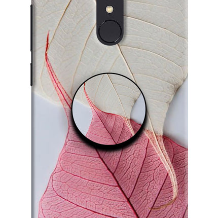 White Pink Leaf Redmi Note 5 Pop Case by Casekaro