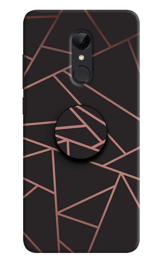Geometric Pattern Redmi Note 5 Pop Case by Casekaro