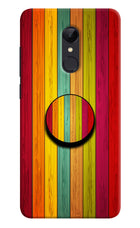 Multicolor Wooden Redmi Note 5 Pop Case by Casekaro