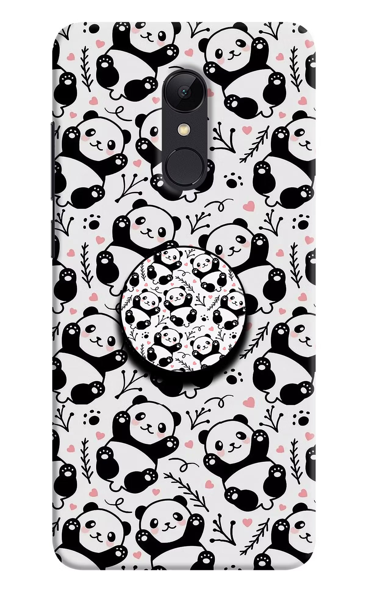 Cute Panda Redmi Note 5 Pop Case by Casekaro