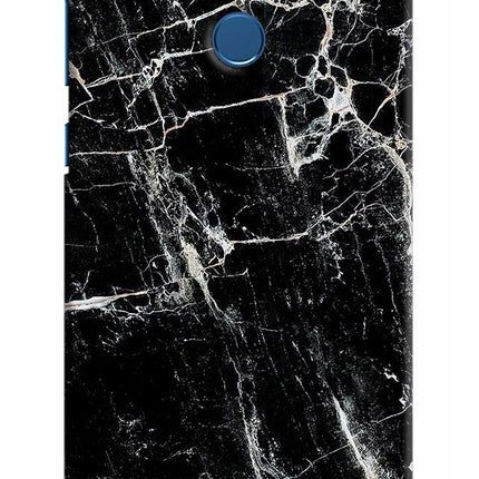 Black Marble Texture Honor 7X Hard Case Back Cover by Casekaro