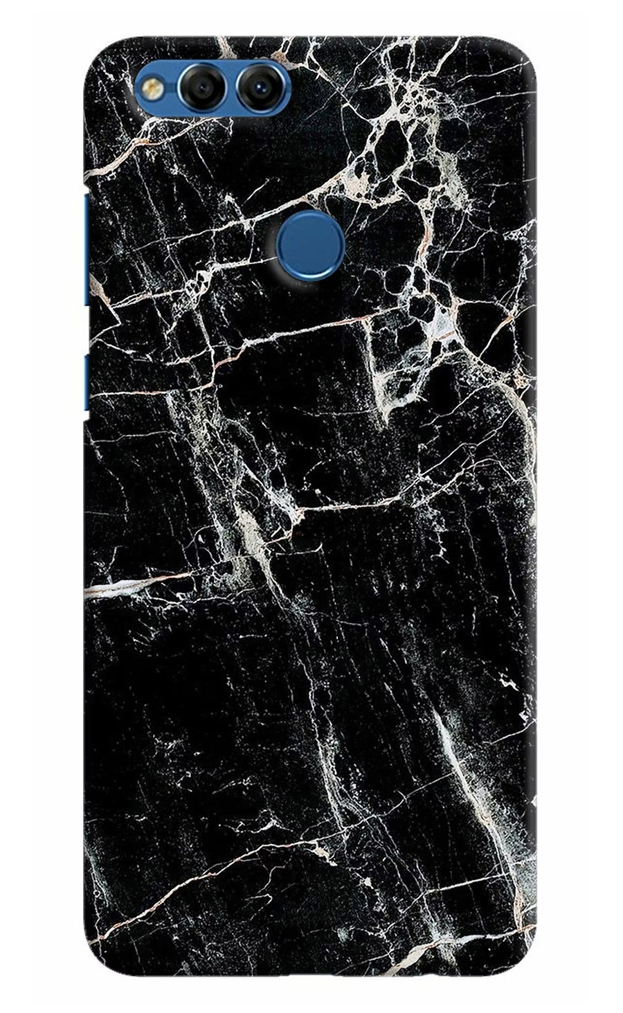 Black Marble Texture Honor 7X Back Cover, Hard case