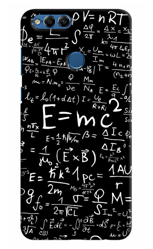 Physics Formula Honor 7X Hard Case Back Cover by Casekaro