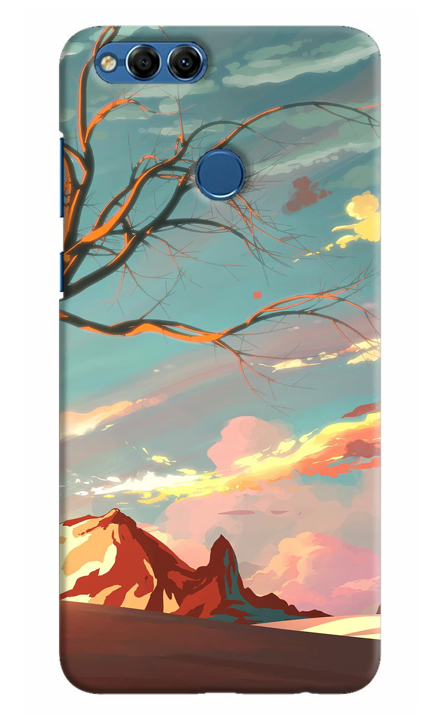 Scenery Honor 7X Back Cover, Hard case