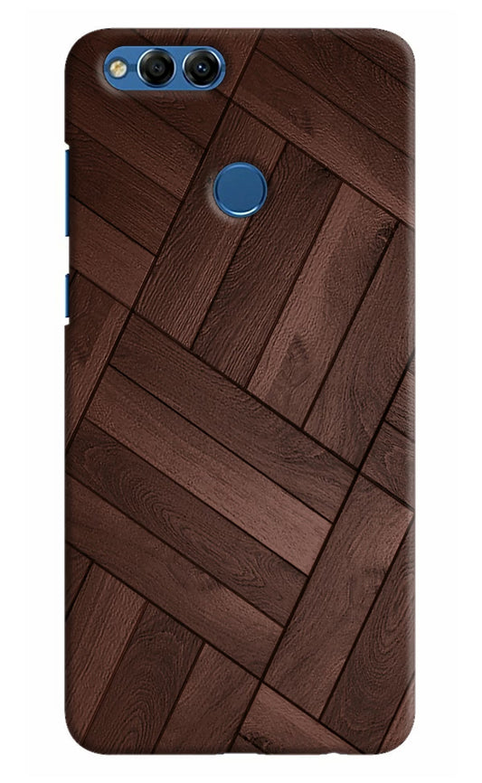 Wooden Texture Design Honor 7X Hard Case Back Cover by Casekaro