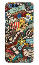 Cinema Abstract Honor 7X Hard Case Back Cover by Casekaro