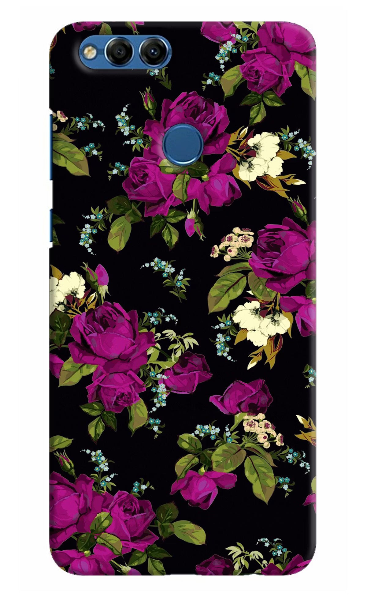 Flowers Honor 7X Hard Case Back Cover by Casekaro
