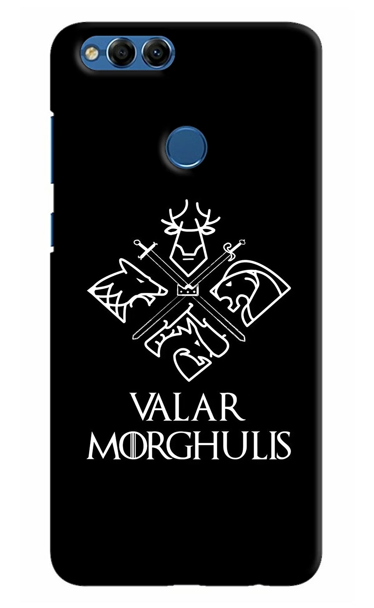 Valar Morghulis | Game Of Thrones Honor 7X Hard Case Back Cover by Casekaro