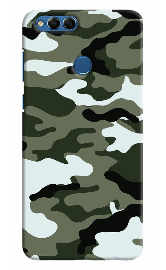 Camouflage Honor 7X Hard Case Back Cover by Casekaro