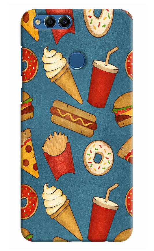 Foodie Honor 7X Hard Case Back Cover by Casekaro