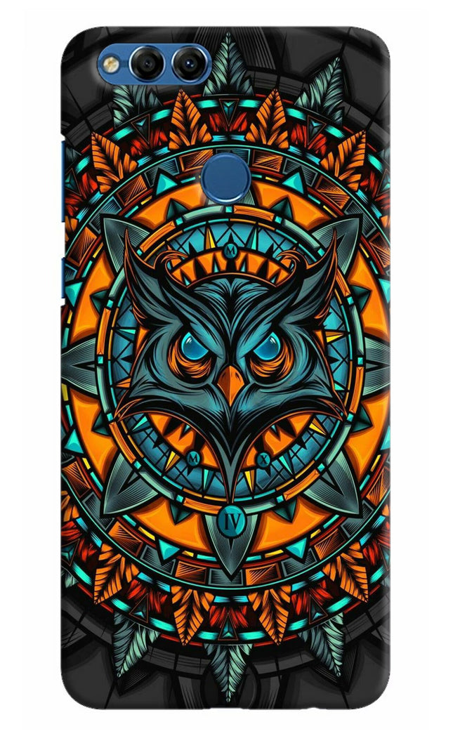 Angry Owl Art Honor 7X Hard Case Back Cover by Casekaro