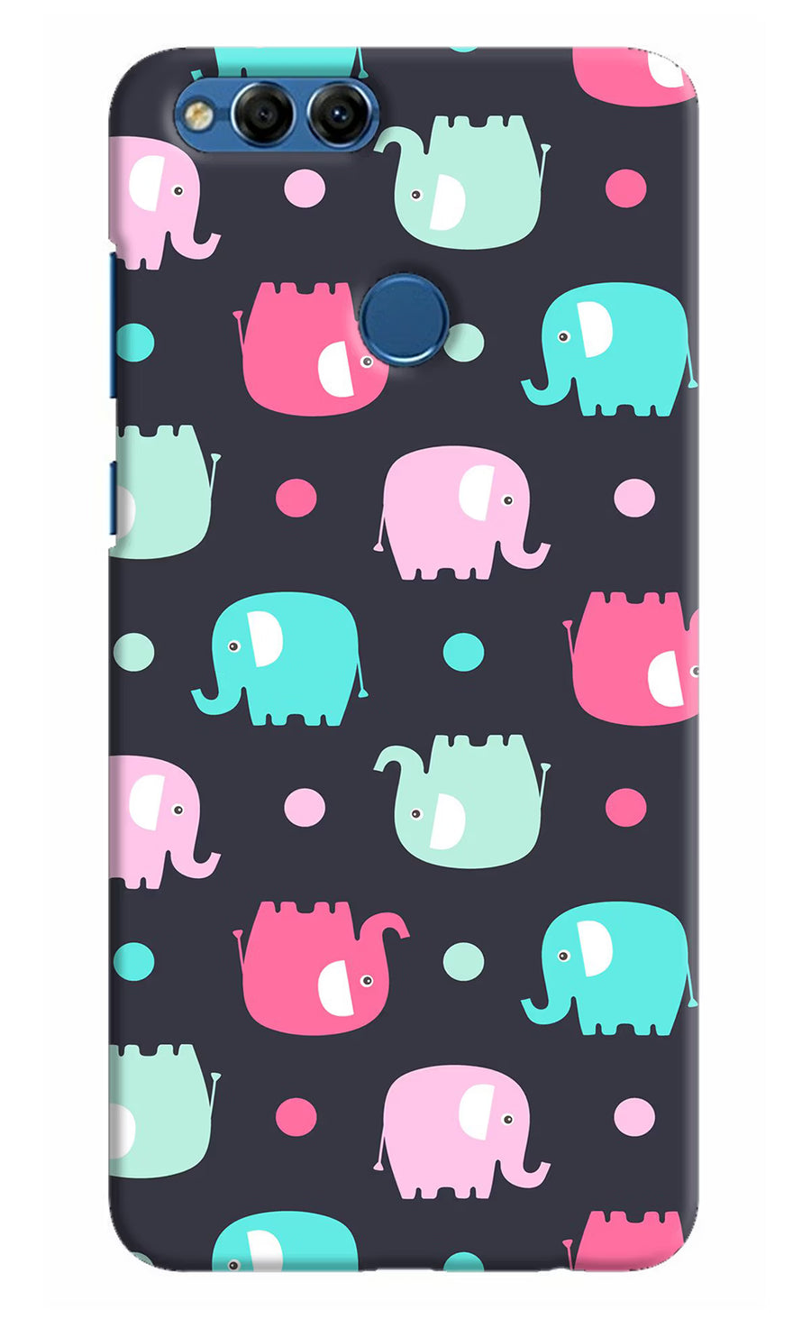 Elephants Honor 7X Back Cover, Hard case
