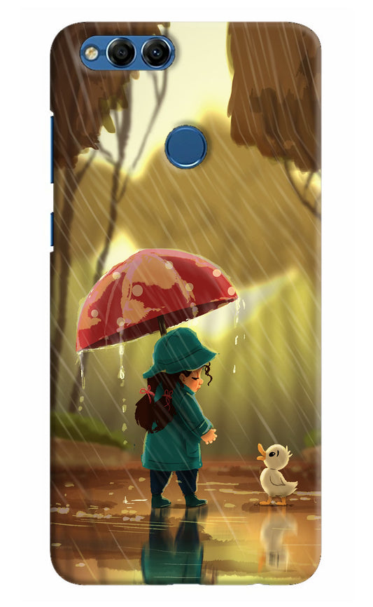 Rainy Day Honor 7X Hard Case Back Cover by Casekaro