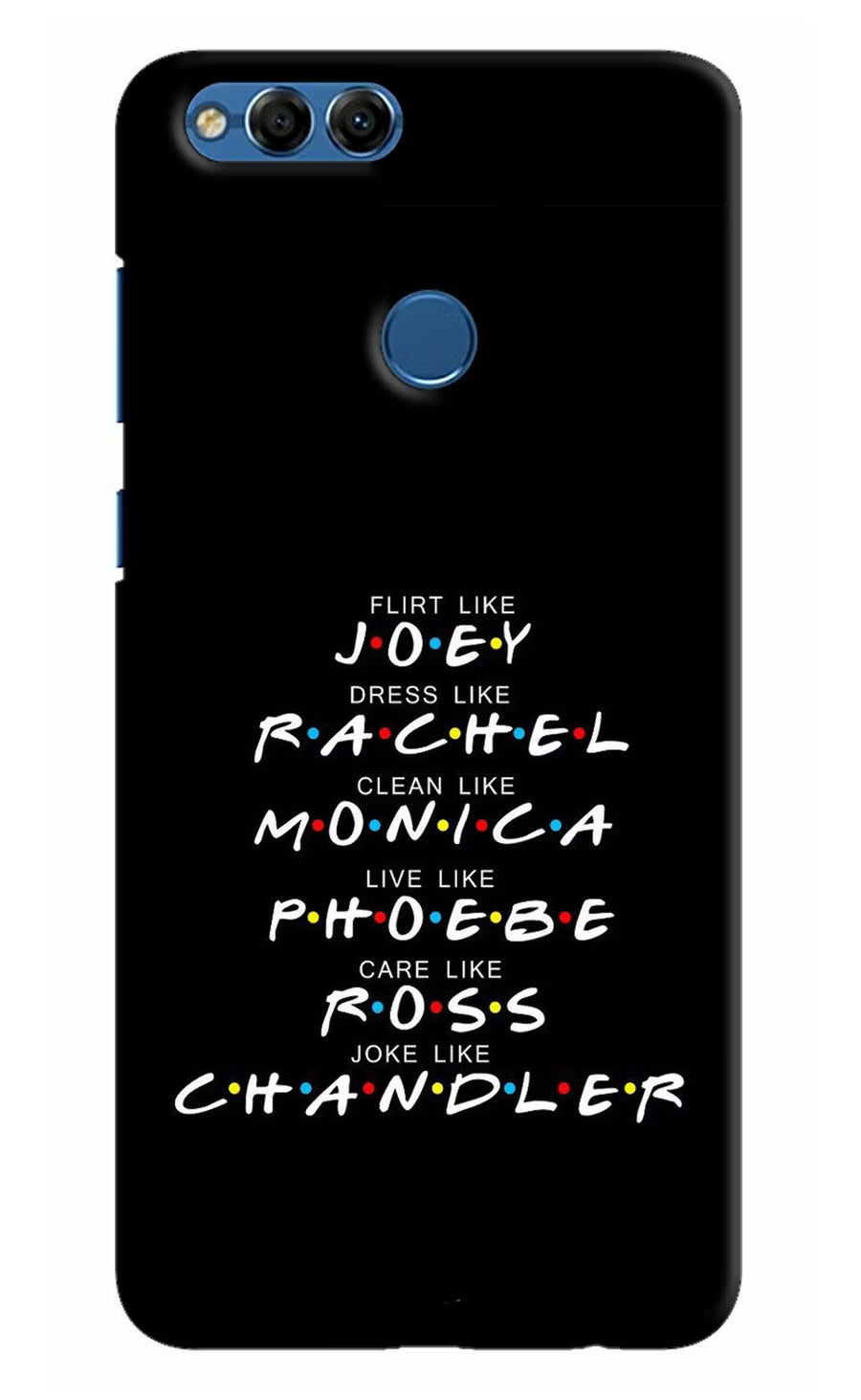 FRIENDS Character Honor 7X Back Cover, Hard case