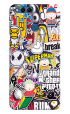 Sticker Bomb Honor 7X Hard Case Back Cover by Casekaro